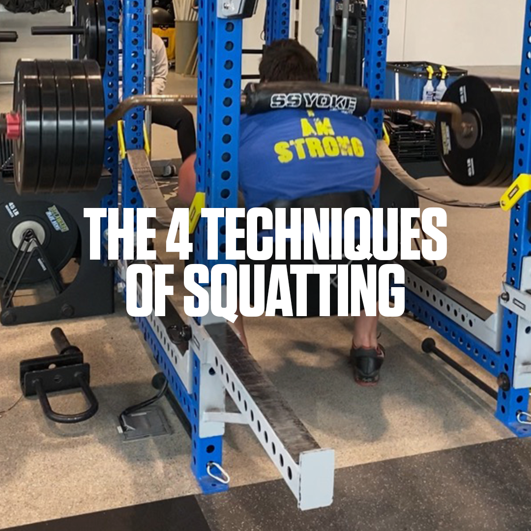 Building Strength & Power: The 4 Techniques of Squatting w/ Strongman Training
