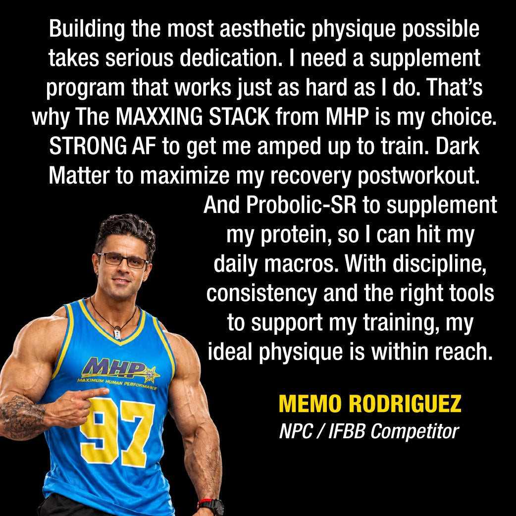 Memo Rodriguez, NPC / IFBB Competitor: Building the most aesthetic physique possible takes serious dedication.