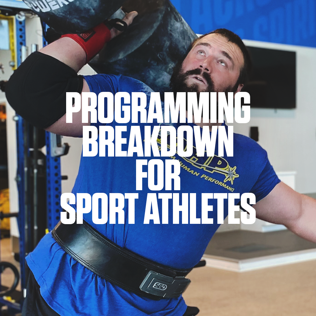 Programming Breakdown for Traditional and Strength Sport Athletes