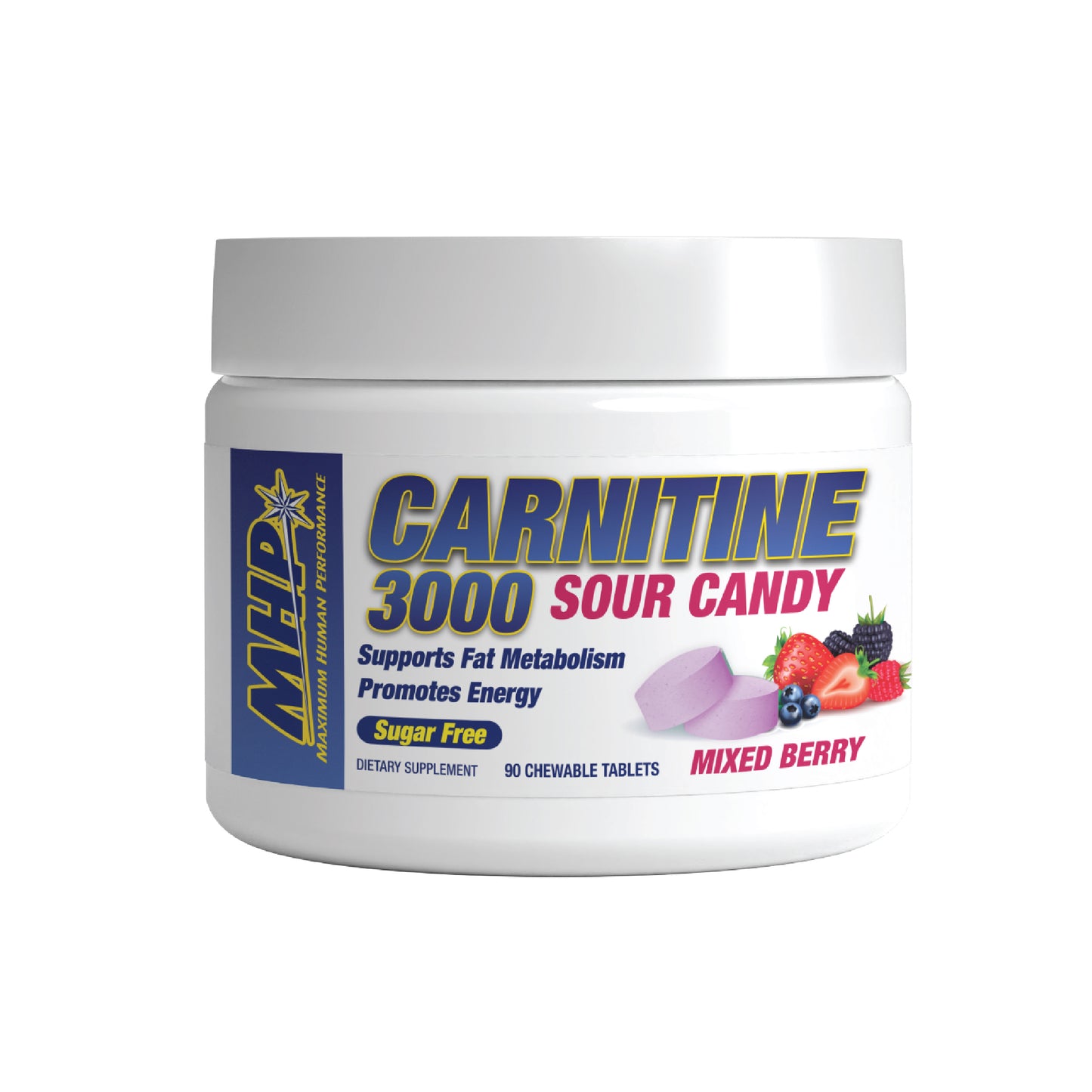Carnitine Sour Candy Chews - 3000mg