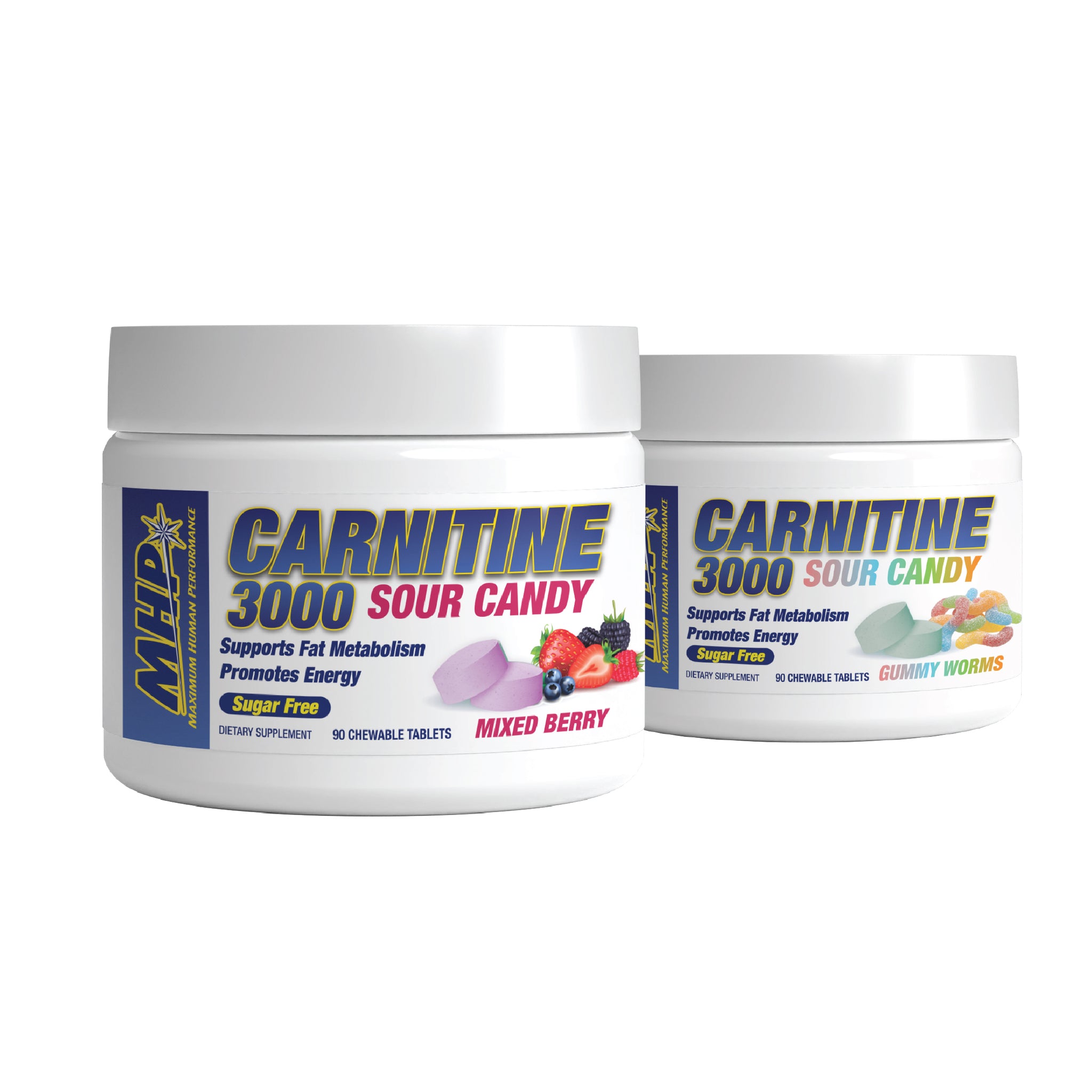 Carnitine Sour Candy Chews - 3000mg