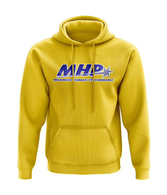 MHP I am Strong Gym Hoodie in Yellow