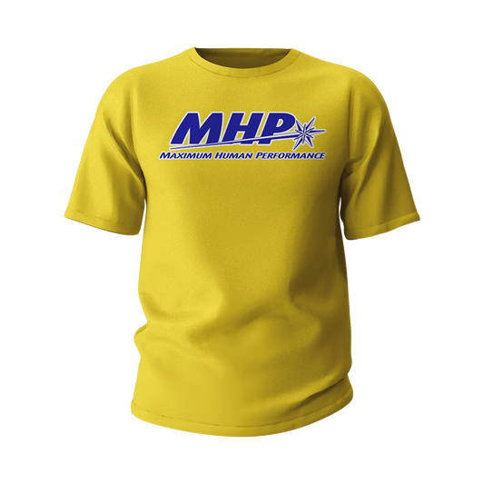 MHP I am Strong Gym T-Shirt in Yellow