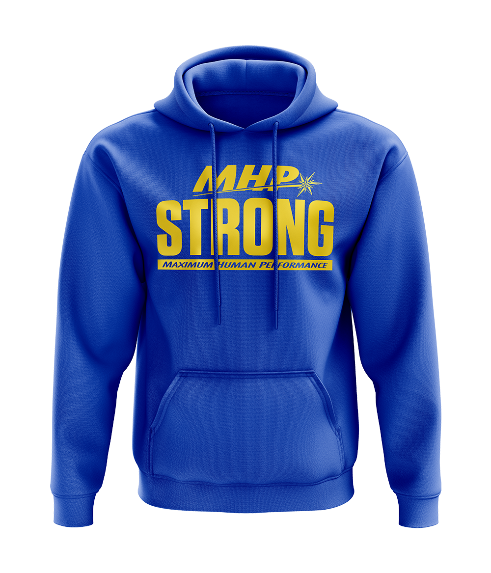 MHP Everything Strong Gym Hoodie in Royal Blue – MHP Strong