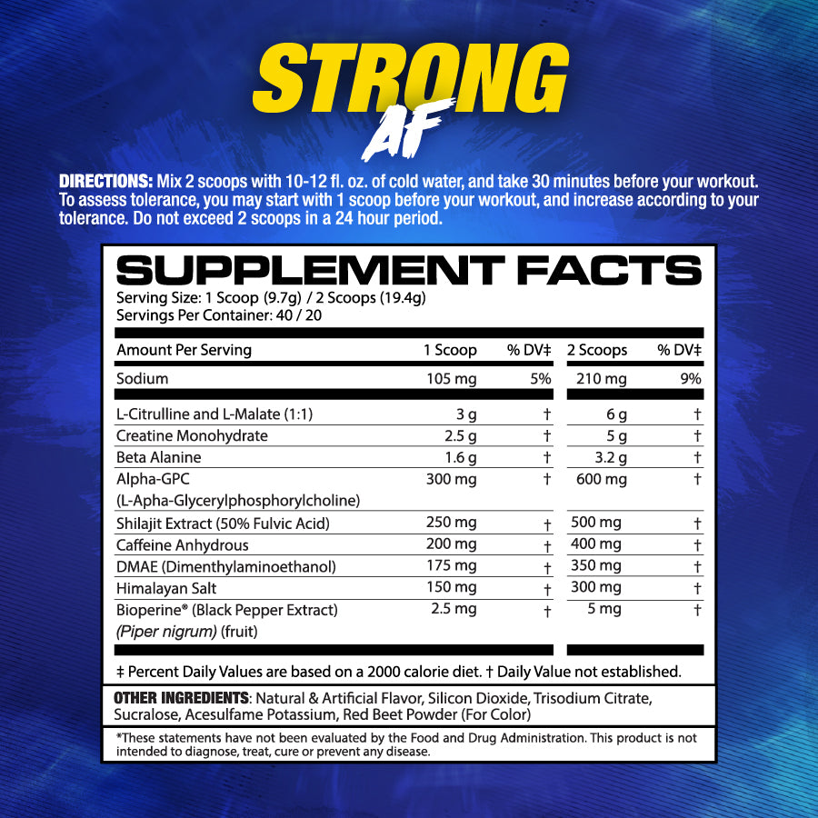 STRONG AF Pre-Workout