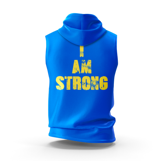 I AM STRONG Sleeveless Hoodie