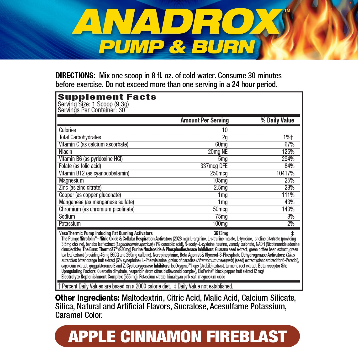 Anadrox Pump & Burn | MHP Strong