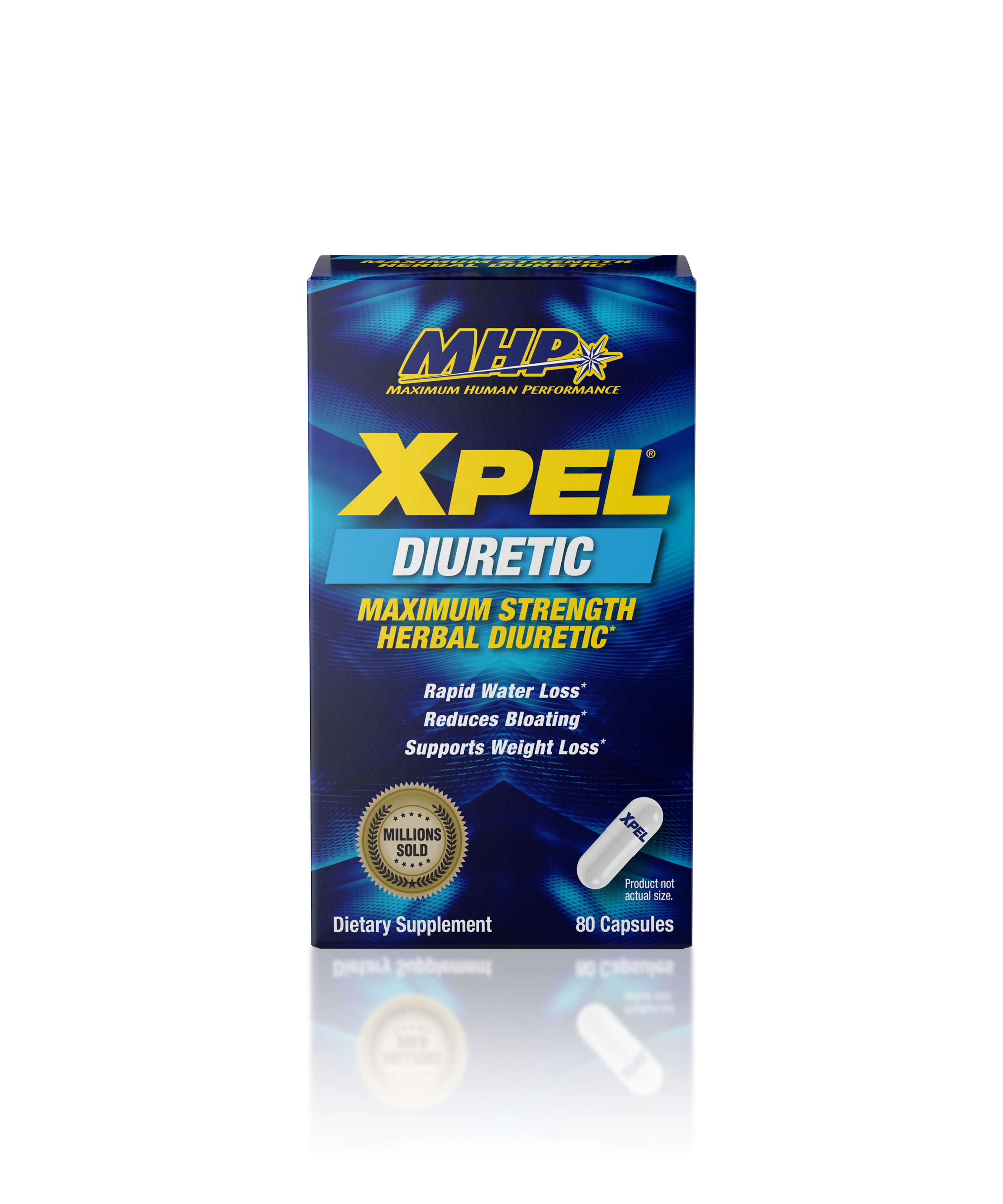 MHP Xpel Herbal Diuretic product packaging