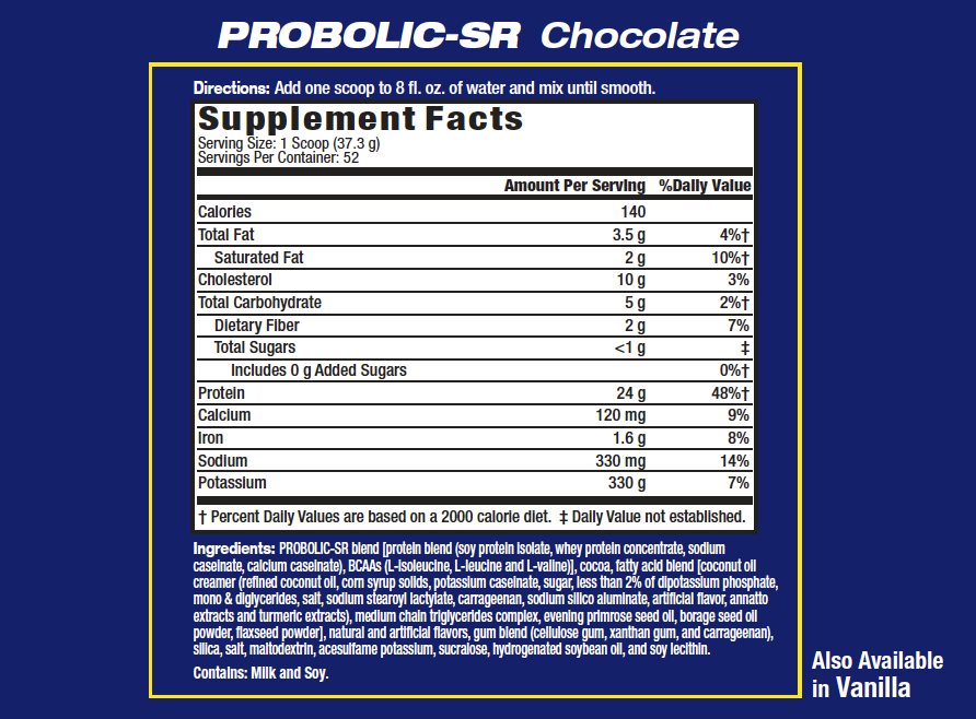 Elite: Probolic-SR  4 lb Muscle Feeding Protein