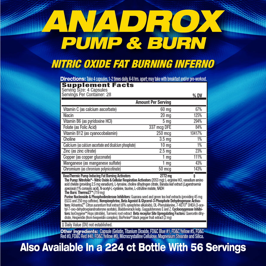 Elite: Anadrox Pump & Burn