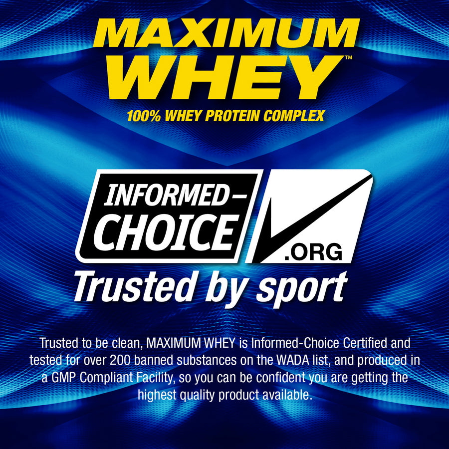 MHP Maximum Whey Informed Choice Approved