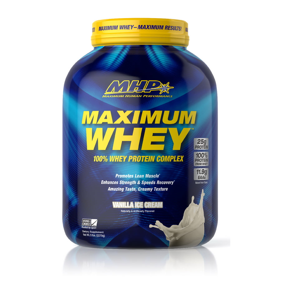 MHP Maximum Whey Maximum Whey VANILLA CREAM BOTTLE